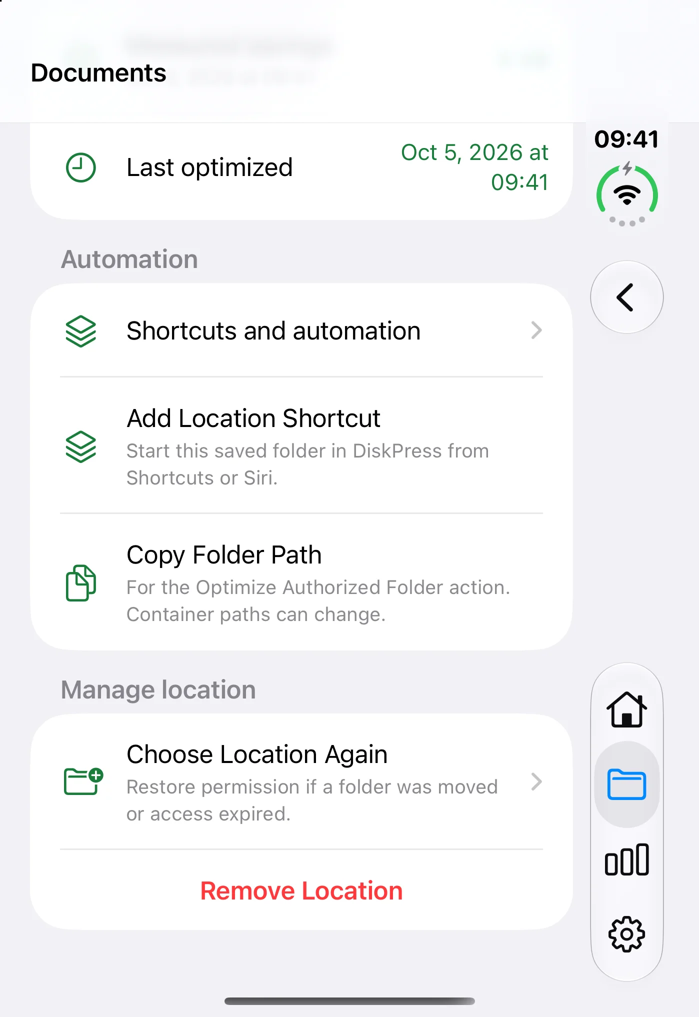 Automatisierung auf iPhone Duo mit Hilfe, Ortskurzbefehl und Pfadkopie.